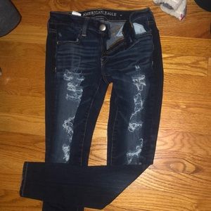 AEO ripped jeans